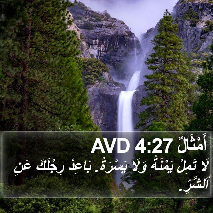 أَمْثَالٌ 4:27 AVD Bible Study