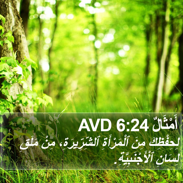 أَمْثَالٌ 6:24 AVD Bible Study