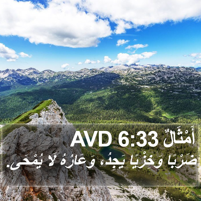 أَمْثَالٌ 6:33 AVD Bible Study