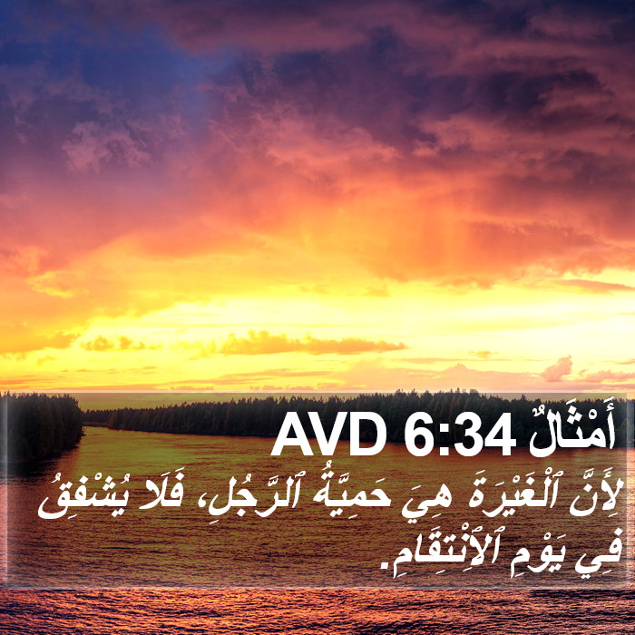 أَمْثَالٌ 6:34 AVD Bible Study