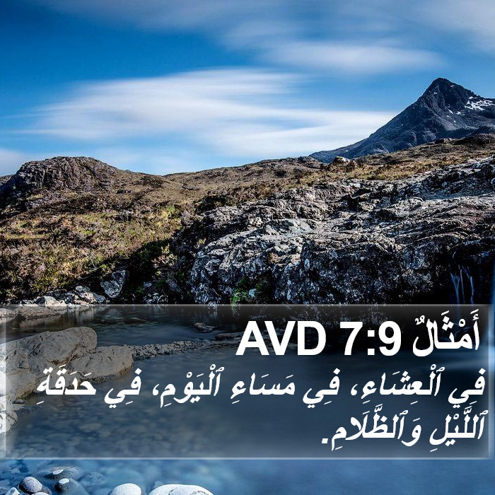 أَمْثَالٌ 7:9 AVD Bible Study