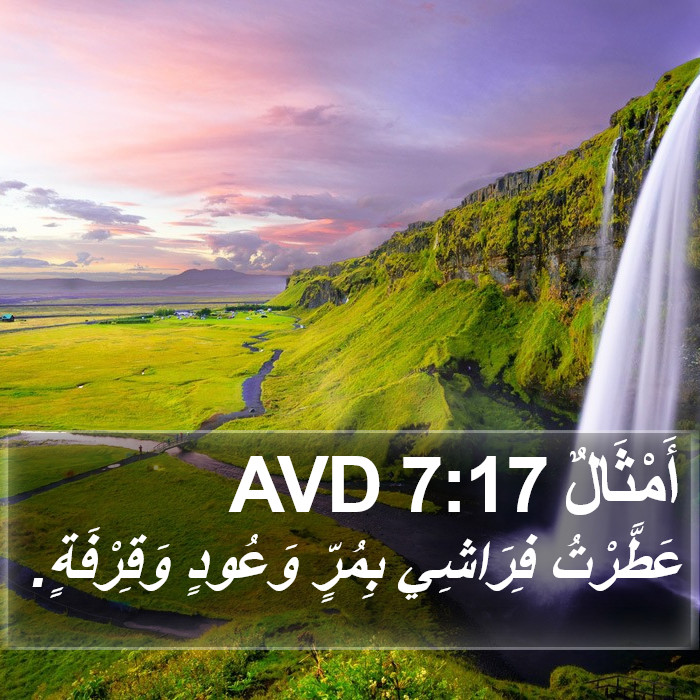 أَمْثَالٌ 7:17 AVD Bible Study