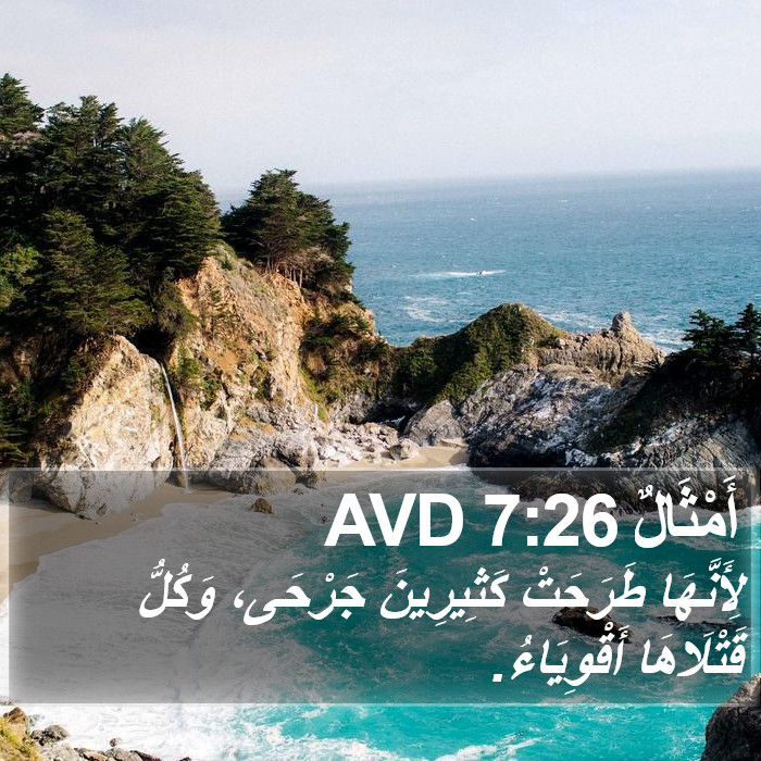 أَمْثَالٌ 7:26 AVD Bible Study