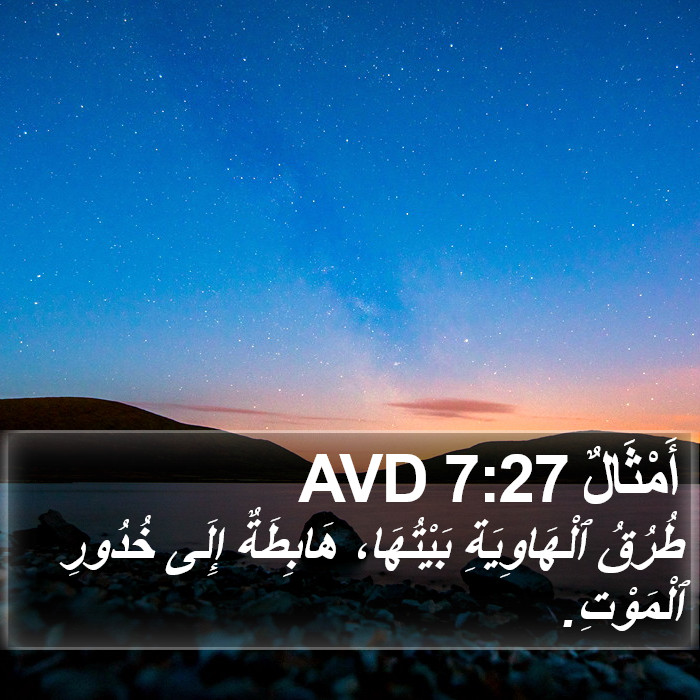 أَمْثَالٌ 7:27 AVD Bible Study