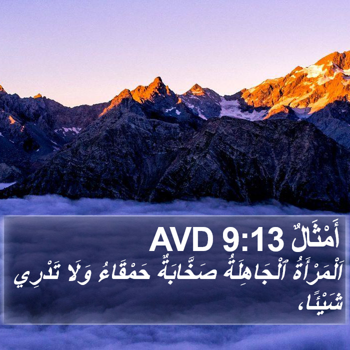 أَمْثَالٌ 9:13 AVD Bible Study