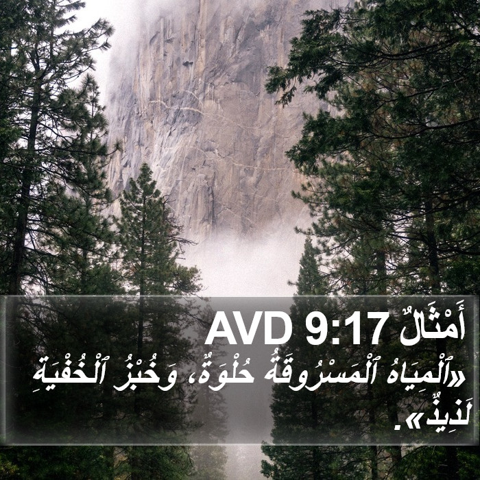 أَمْثَالٌ 9:17 AVD Bible Study