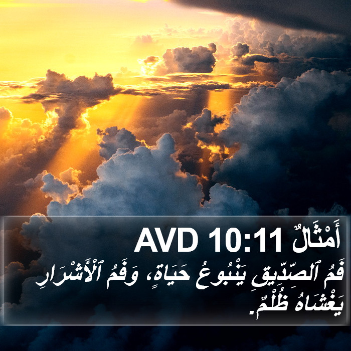أَمْثَالٌ 10:11 AVD Bible Study