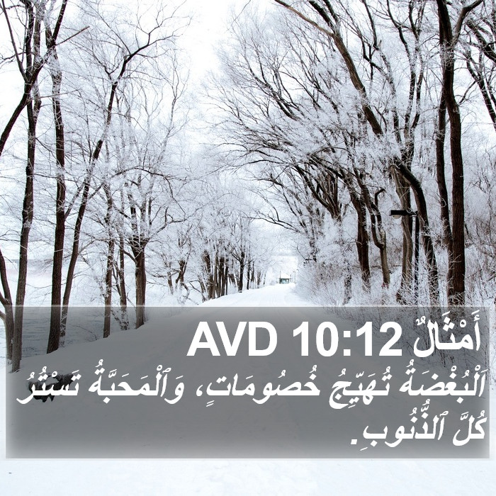 أَمْثَالٌ 10:12 AVD Bible Study