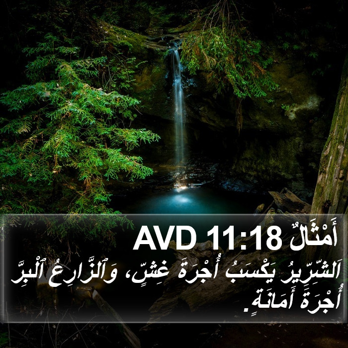 أَمْثَالٌ 11:18 AVD Bible Study