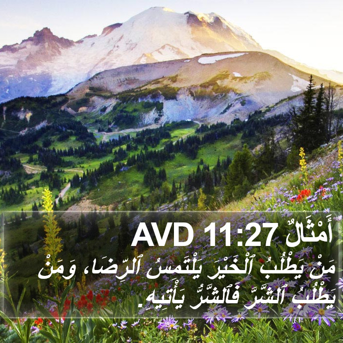 أَمْثَالٌ 11:27 AVD Bible Study