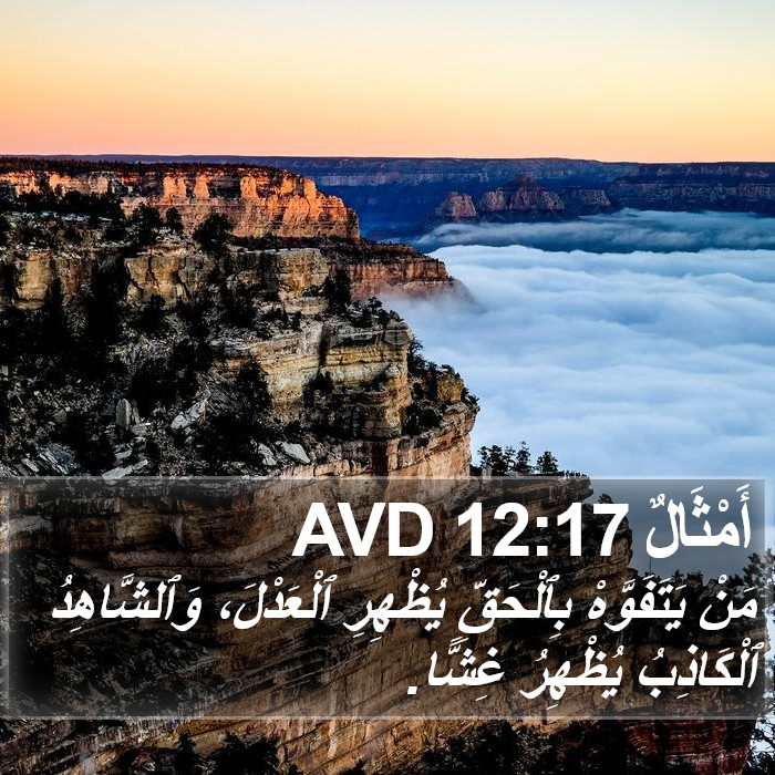 أَمْثَالٌ 12:17 AVD Bible Study