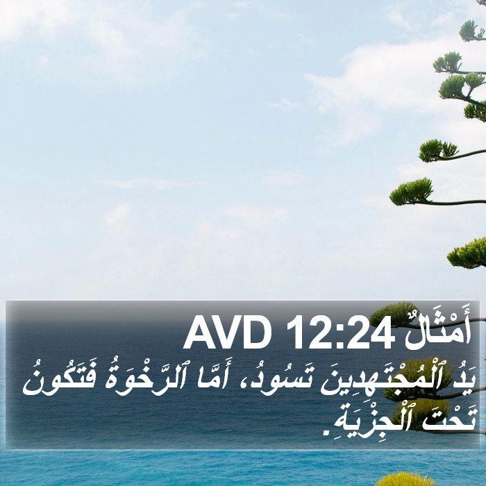 أَمْثَالٌ 12:24 AVD Bible Study