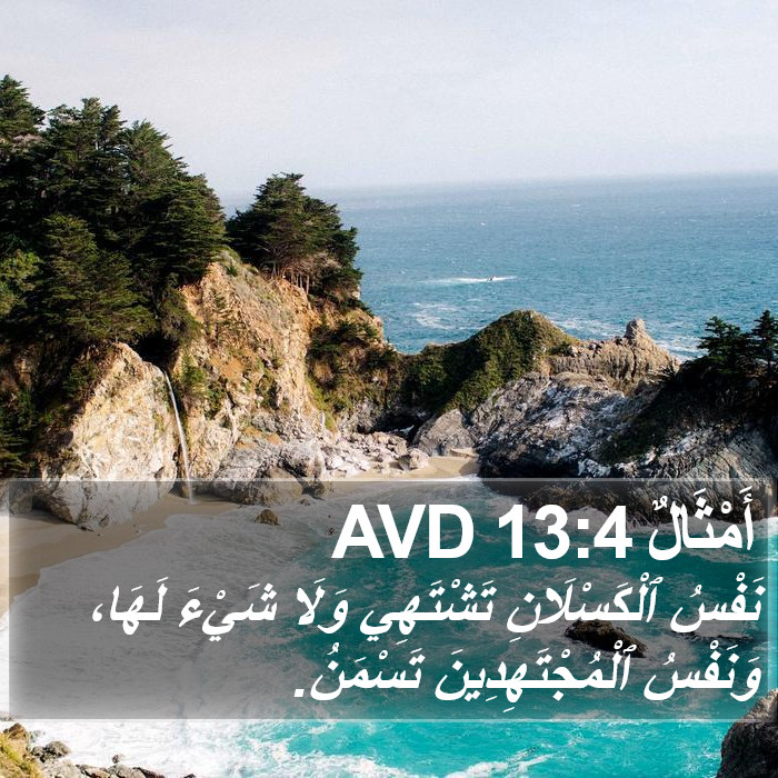 أَمْثَالٌ 13:4 AVD Bible Study