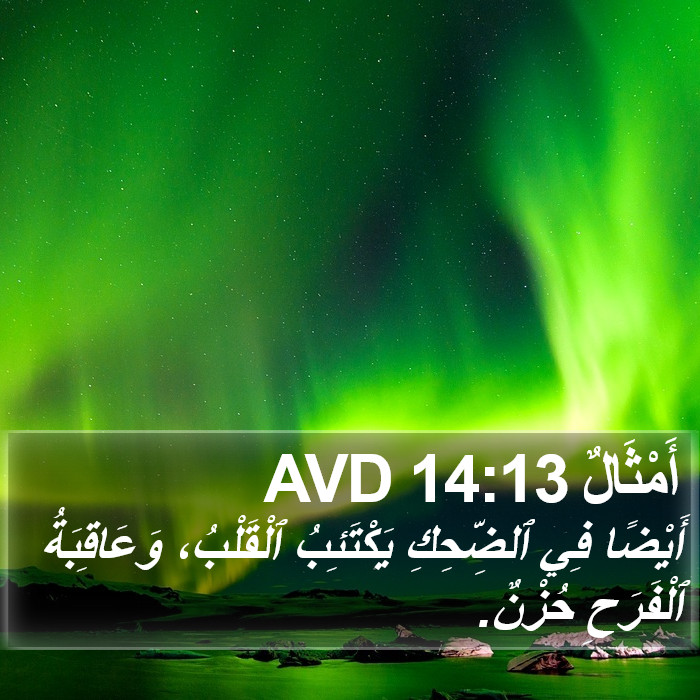 أَمْثَالٌ 14:13 AVD Bible Study