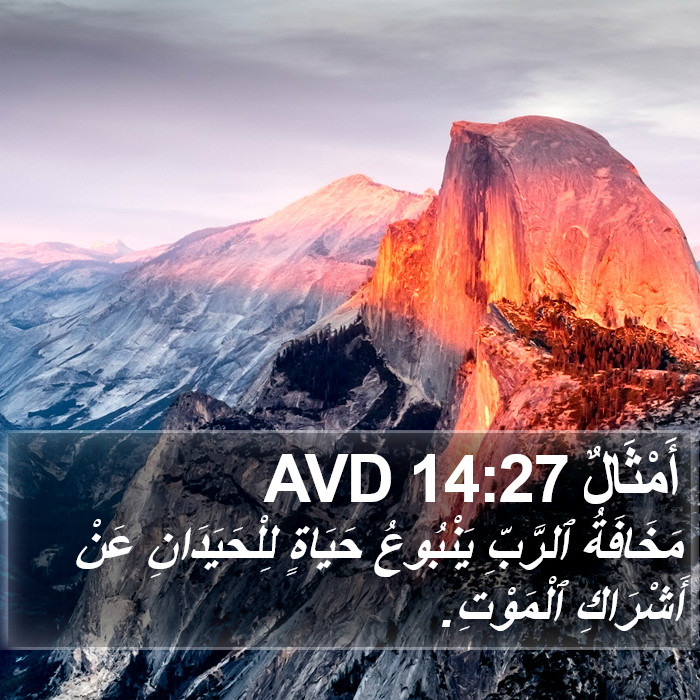 أَمْثَالٌ 14:27 AVD Bible Study