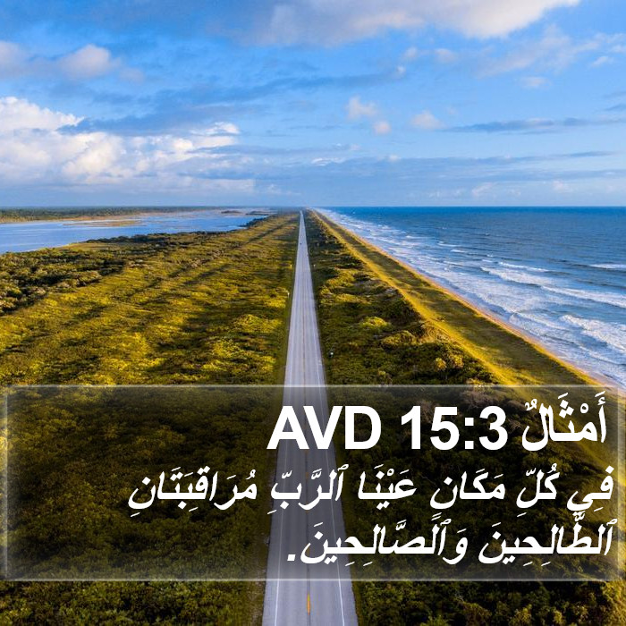 أَمْثَالٌ 15:3 AVD Bible Study