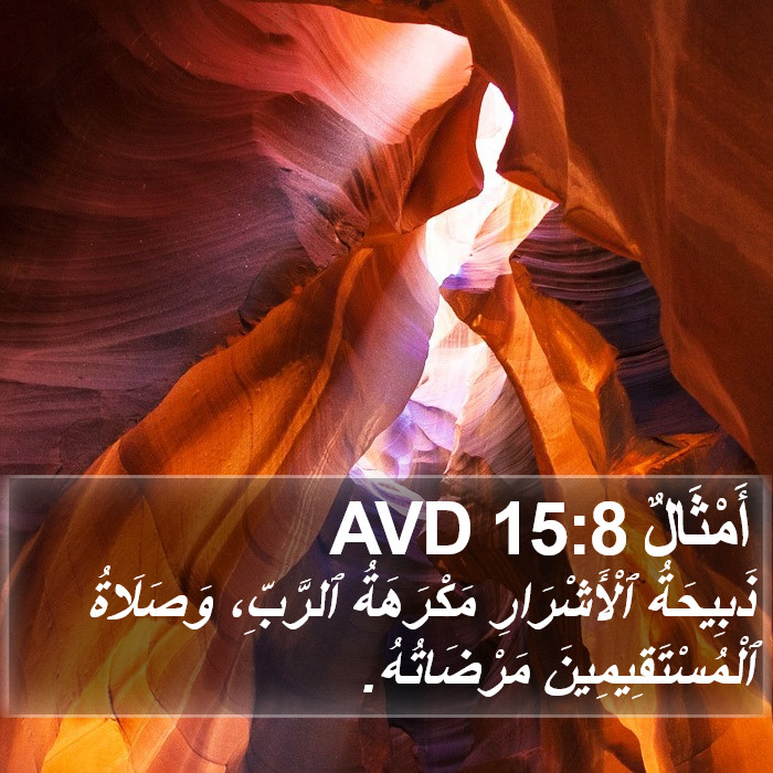 أَمْثَالٌ 15:8 AVD Bible Study