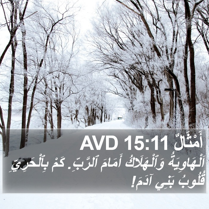 أَمْثَالٌ 15:11 AVD Bible Study