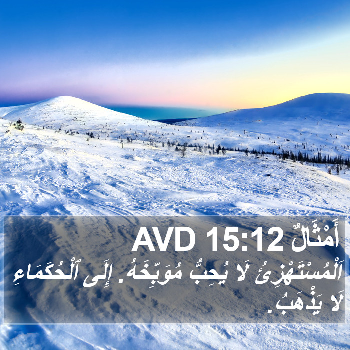 أَمْثَالٌ 15:12 AVD Bible Study