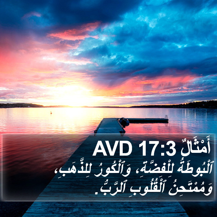 أَمْثَالٌ 17:3 AVD Bible Study