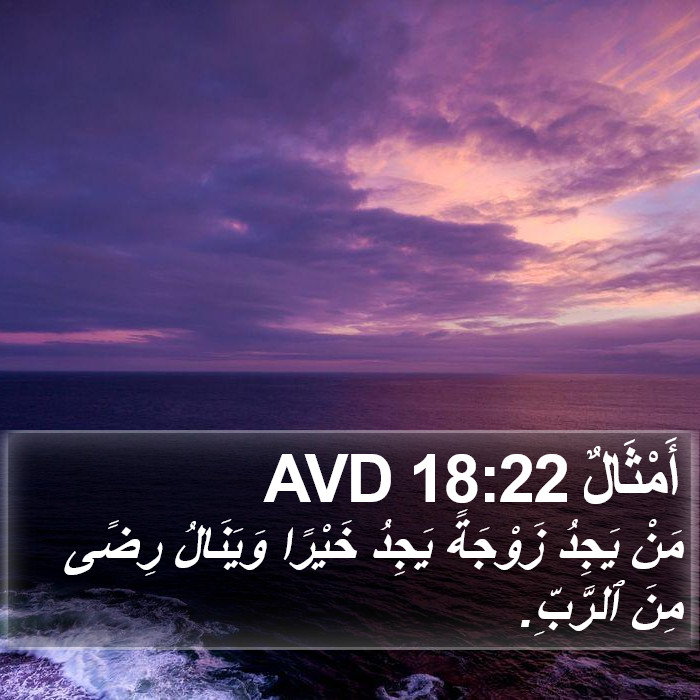 أَمْثَالٌ 18:22 AVD Bible Study