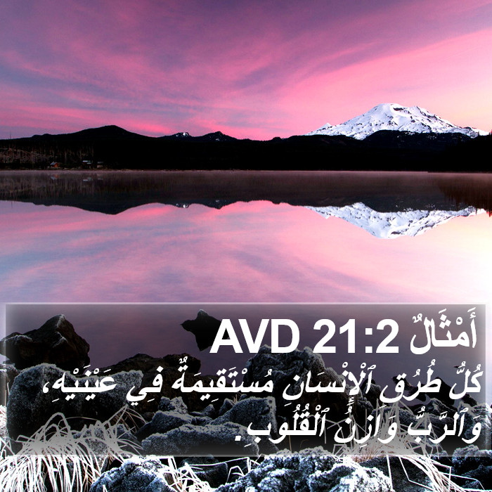 أَمْثَالٌ 21:2 AVD Bible Study