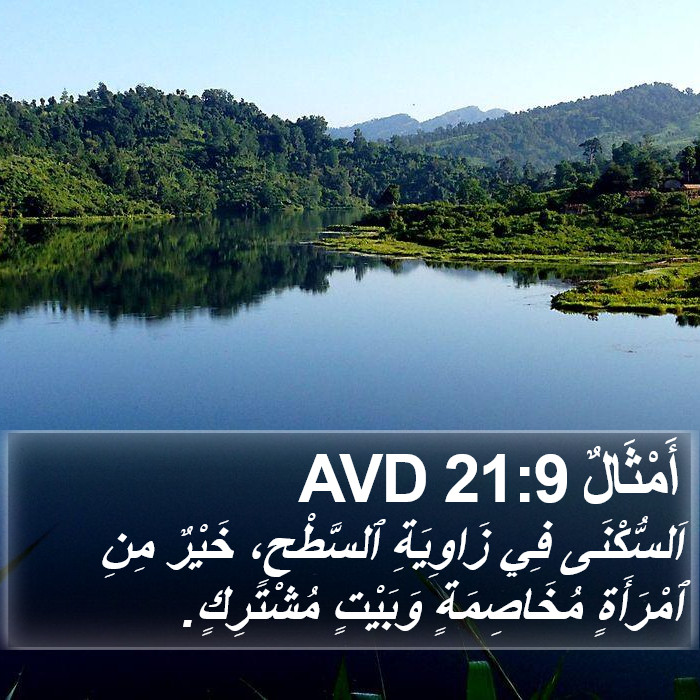 أَمْثَالٌ 21:9 AVD Bible Study
