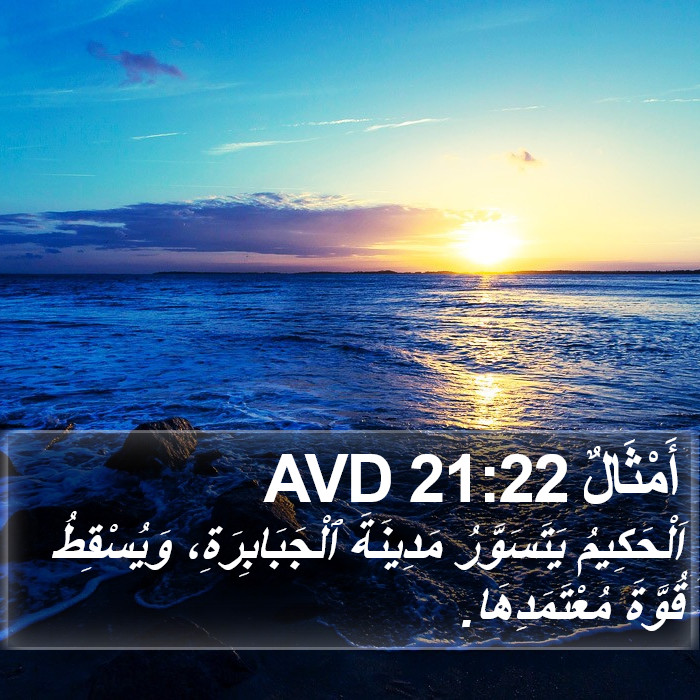 أَمْثَالٌ 21:22 AVD Bible Study