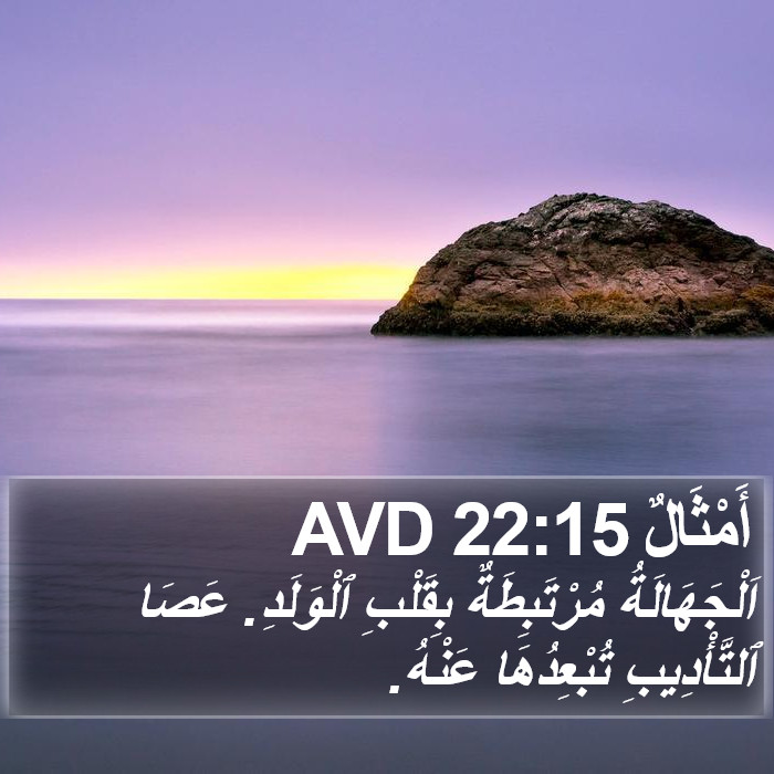 أَمْثَالٌ 22:15 AVD Bible Study