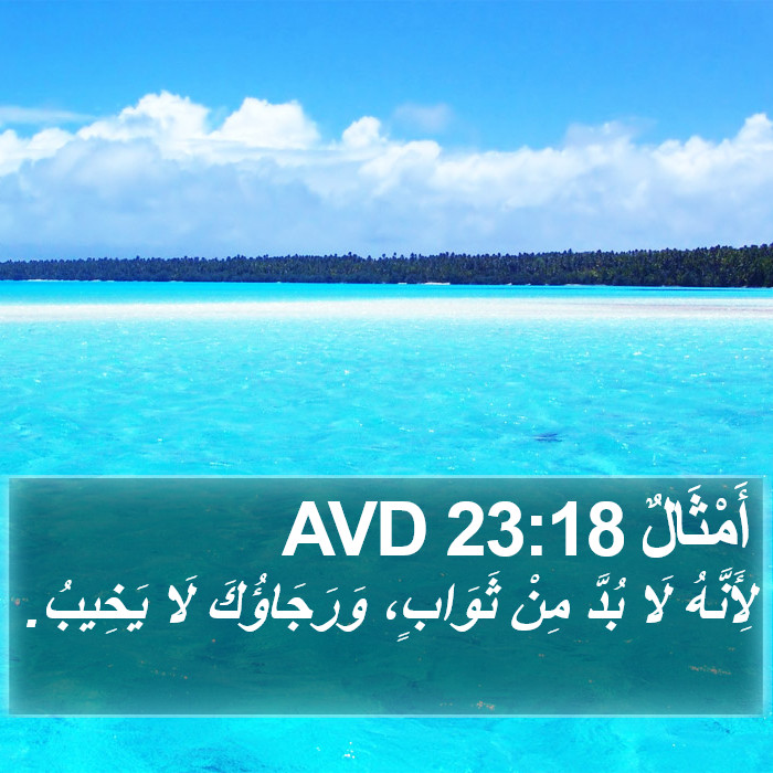 أَمْثَالٌ 23:18 AVD Bible Study