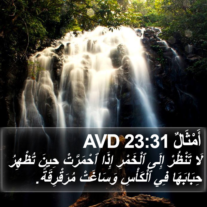 أَمْثَالٌ 23:31 AVD Bible Study