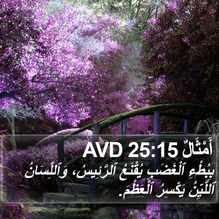 أَمْثَالٌ 25:15 AVD Bible Study