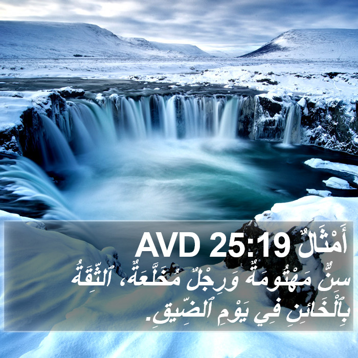 أَمْثَالٌ 25:19 AVD Bible Study