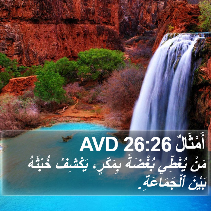 أَمْثَالٌ 26:26 AVD Bible Study
