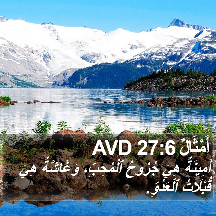 أَمْثَالٌ 27:6 AVD Bible Study