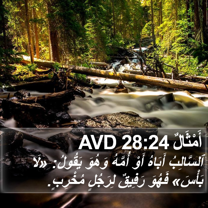 أَمْثَالٌ 28:24 AVD Bible Study