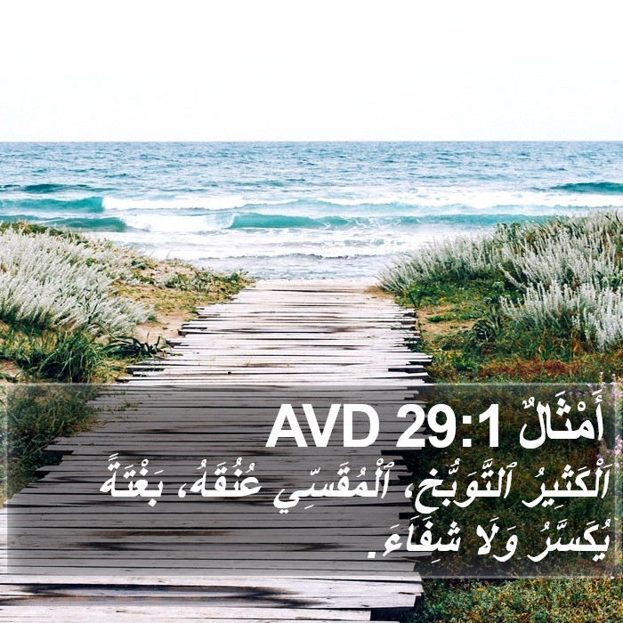 أَمْثَالٌ 29:1 AVD Bible Study