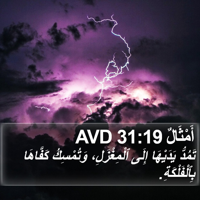 أَمْثَالٌ 31:19 AVD Bible Study