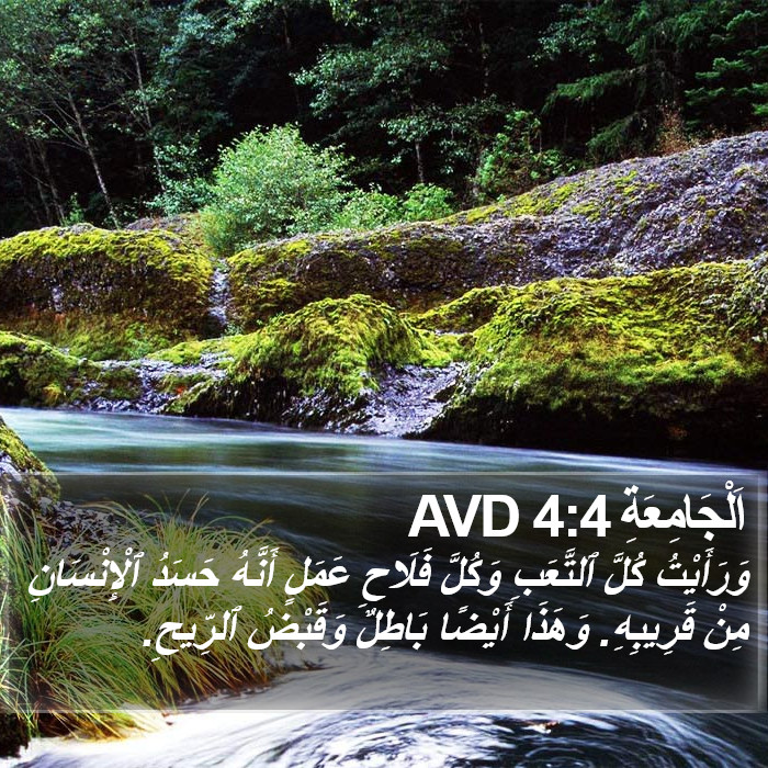 اَلْجَامِعَةِ 4:4 AVD Bible Study