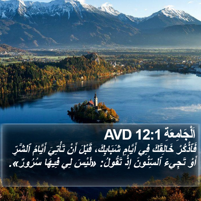 اَلْجَامِعَةِ 12:1 AVD Bible Study