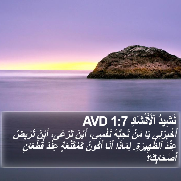 نَشِيدُ ٱلْأَنْشَادِ 1:7 AVD Bible Study