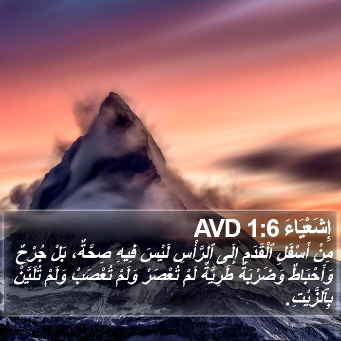 إِشَعْيَاءَ 1:6 AVD Bible Study