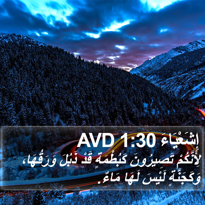 إِشَعْيَاءَ 1:30 AVD Bible Study