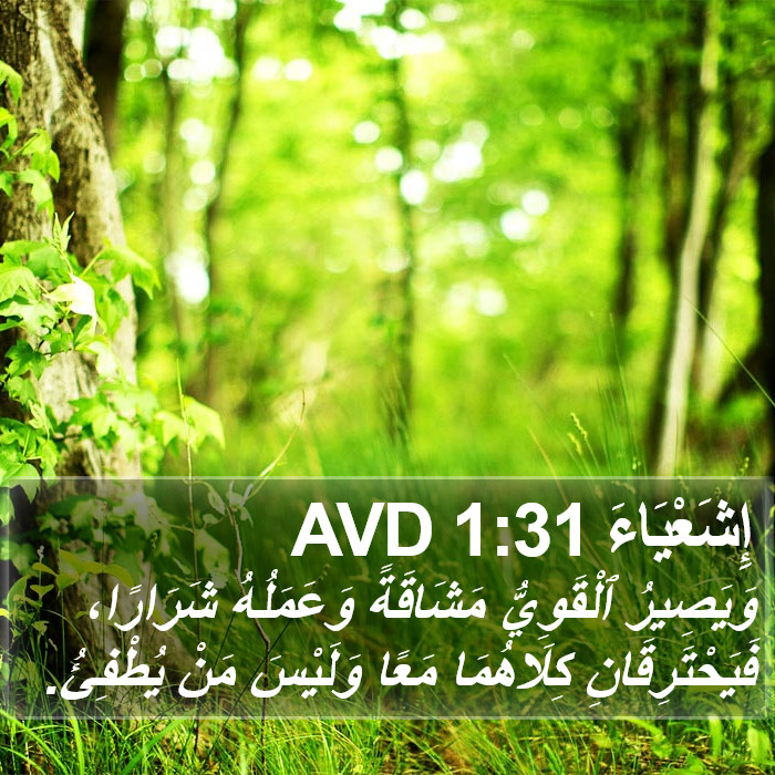 إِشَعْيَاءَ 1:31 AVD Bible Study