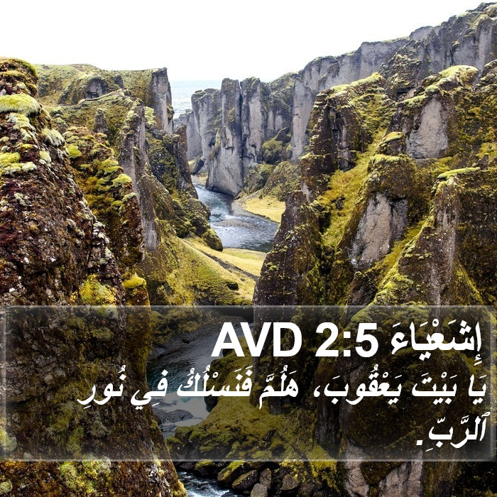 إِشَعْيَاءَ 2:5 AVD Bible Study