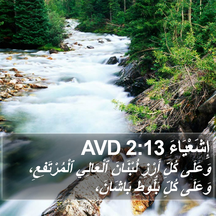 إِشَعْيَاءَ 2:13 AVD Bible Study