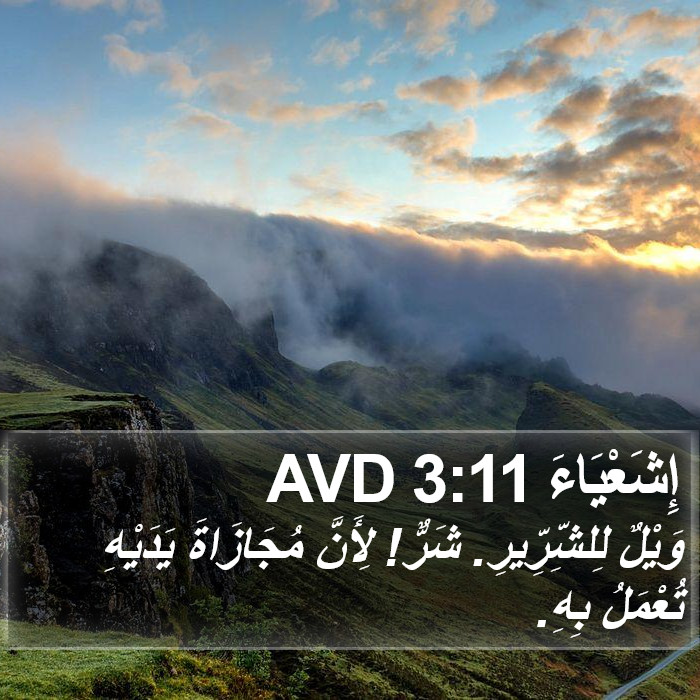 إِشَعْيَاءَ 3:11 AVD Bible Study