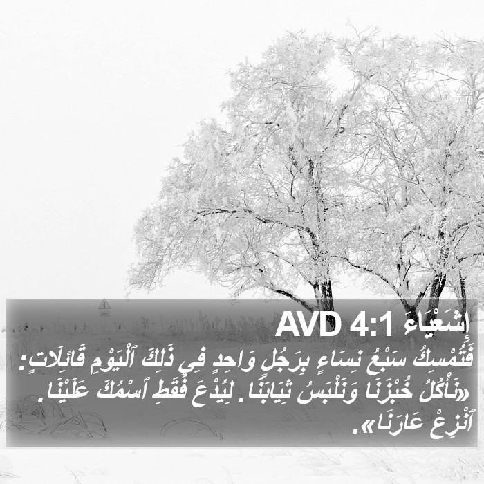 إِشَعْيَاءَ 4:1 AVD Bible Study