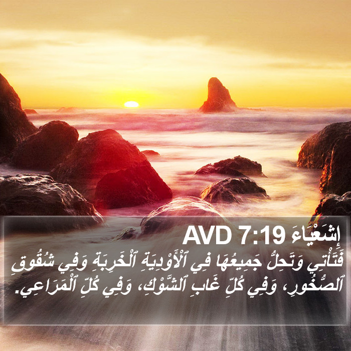 إِشَعْيَاءَ 7:19 AVD Bible Study