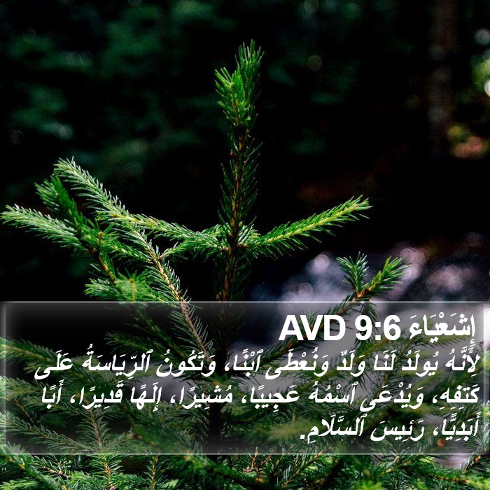 إِشَعْيَاءَ 9:6 AVD Bible Study